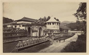 SAMUEL BOURNE (1834-1912), et alia A selection of 24 photographs of India and Ceylon.